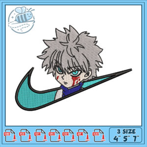 Killua Zoldyck Embroidery Design