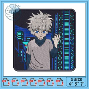 Killua art design hxh embroidery