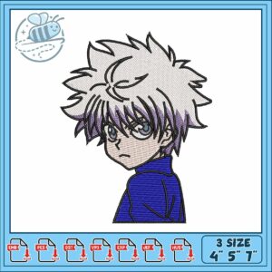 Killua hxh design art embroidery
