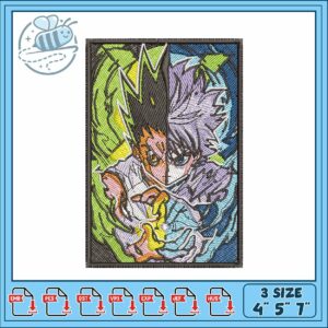Killua poster design art embroidery