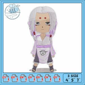 Kimimaro chibi design art embroidery