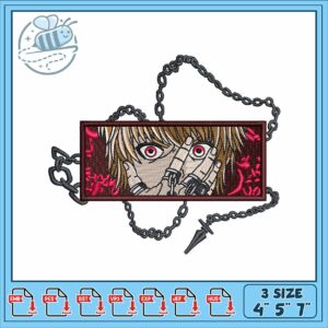 Kurapika eye design art embroidery