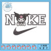 Kuromi Nike Embroidery Design