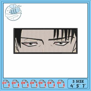 Levi ackerman eye embroidery