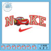 Lightning McQueen Nike Embroidery Design Set 3 Sizes