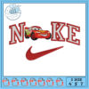 Lightning McQueen Nike Embroidery Design