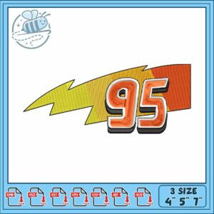 Lightning mcqueen embroidery Lightning mcqueen embroidery