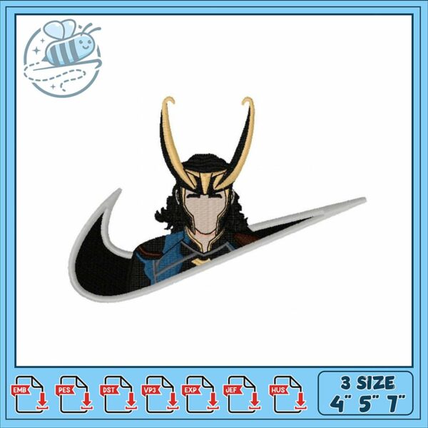 Loki Inspired Embroidery Design for All Projects