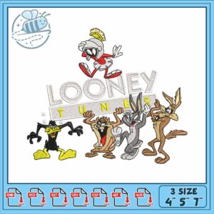 Looney tunes disney embroidery