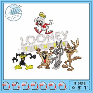 Looney tunes disney embroidery, looney and tunes​​ embroidery