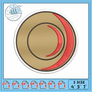 Luffy art straw hat design embroidery Luffy art straw hat design embroidery