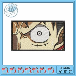 Luffy eyes design art embroidery