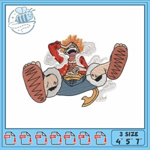 Luffy g5 laugh design art embroidery Luffy g5 laugh design art embroidery