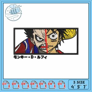 Luffy gear4 design embroidery