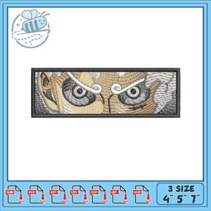 Luffy gear5 eye design art embroidery