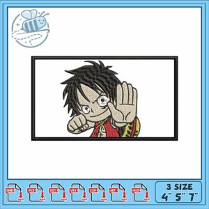 Luffy kid art embroidery Luffy kid art embroidery