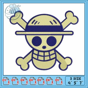Luffy pirate one piece embroidery Luffy pirate one piece embroidery