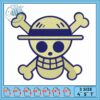 Luffy gear5 art laugh embroidery, gear 5 luffy figure​ embroidery