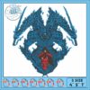 Luffy gear4 design embroidery, one piece luffy gear 4​​ embroidery