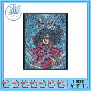 Madara uchiha art embroidery