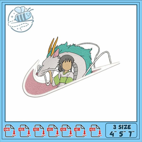 Magical Dragon Embroidery Design for All Projects