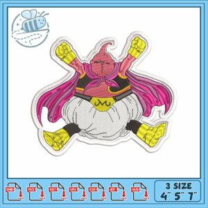 Majin buu art design embroidery Majin buu art design embroidery