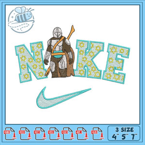 Mandalorian Nike Embroidery Design