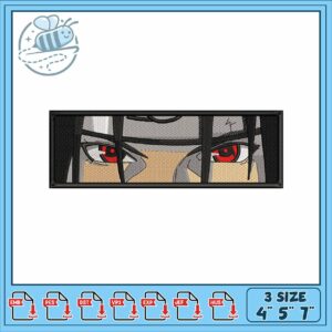 Mangekyou itachi embroidery