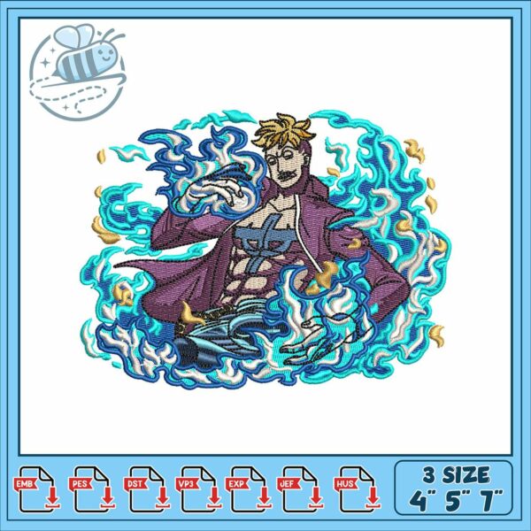 Marco art design embroidery, marco one piece​ embroidery
