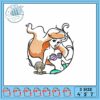 Mega Man Embroidery Design in Three Sizes Available