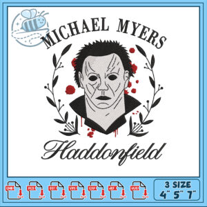 Michael Myers Haddonfield Embroidery Design File