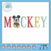 Mickey Mouse Embroidery Design 3 Sizes Available
