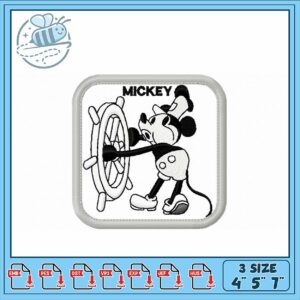 Mickey Mouse Embroidery Design for Creative Projects