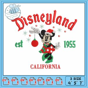 Mickey ball design 1955 embroidery, mickeys mouse trap embroidery