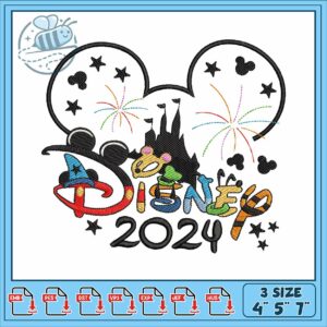 Mickey disney 2024 embroidery, mickey mouse coloring page​​ embroidery