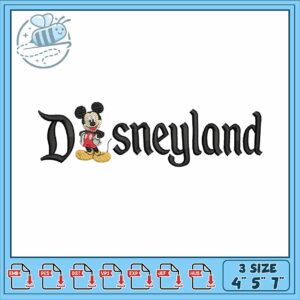 Mickeyy disneyland embroidery, mickey mouse copyright​​ embroidery