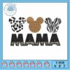 Mickeyy horror disney embroidery, mickey mouse character​ embroidery