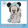 Mickeyy minnie love embroidery, mickey mouse picture​​ embroidery