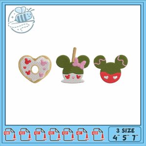 Mickeyy mouse head cake embroidery