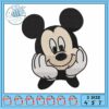 Mickeyy mouse name embroidery, mickey mouse pajamas​​​ embroidery
