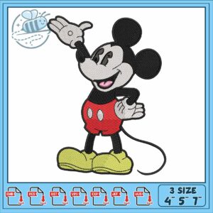 Mickeyy mouse old embroidery