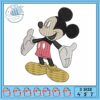 Micky mouse cart embroidery, clipart mickey mouse​ embroidery