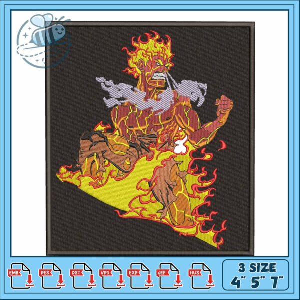 Might guy in naruto manga embroidery, might guy​ embroidery