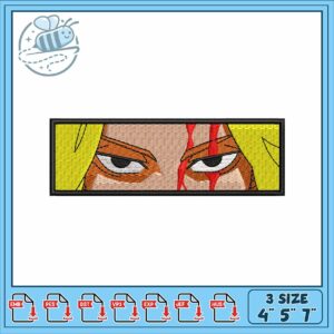 Mikey eye art embroidery