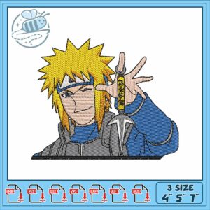 Minato uzumaki embroidery Minato uzumaki embroidery