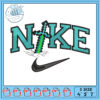 Minion Nike Embroidery Design