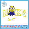 Minecraft Nike Embroidery Design