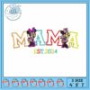 Minnie art glass embroidery, minnie mouse disney dress​​​ embroidery