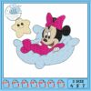 Minnie art mini embroidery, disney minnie mouse christmas​ embroidery