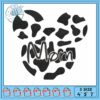 Minnie best mama embroidery, minnie mouse toys​​ embroidery
